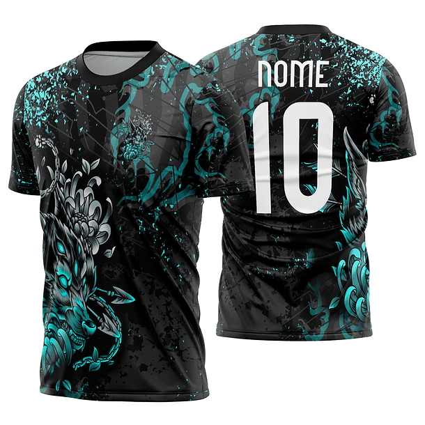 Arte Vetor Camisa Interclasse lobo Mod-881