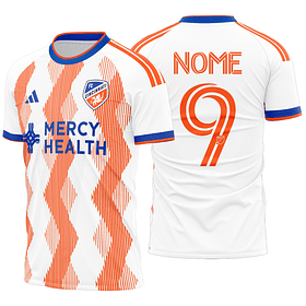 Arte Vetor Camisa FC Cincinnati Visita 2026