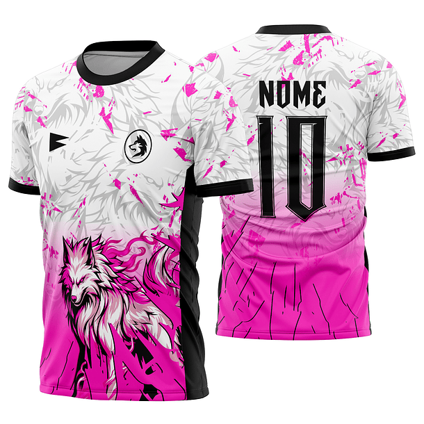 Arte Vetor Camisa Interclasse lobo Mod-884