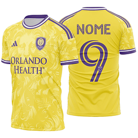 Arte Vetor Camisa Orlando City Visita 2026
