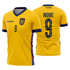 Arte Vetor Camisa Equador local 2026