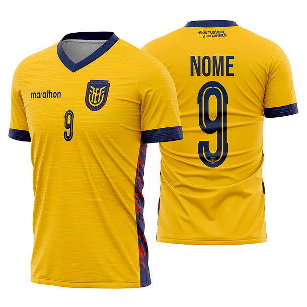 Arte Vetor Camisa Equador local 2026