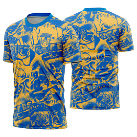 Arte Vetor Camisa Tigres UANL Pre-jogo 2025-2026