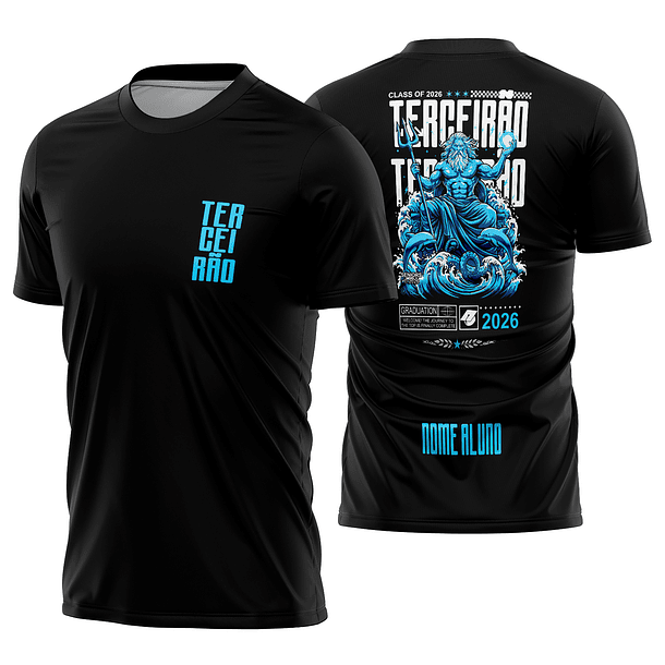 Arte Vetor Camisa terceirão poseidon Mod-321