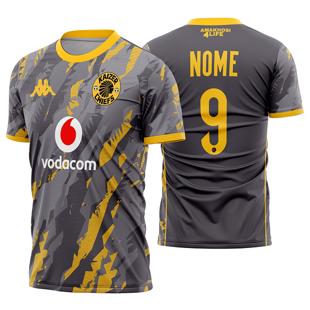 Arte vetor camisa Kaizer Chiefs Visita 2024-2025