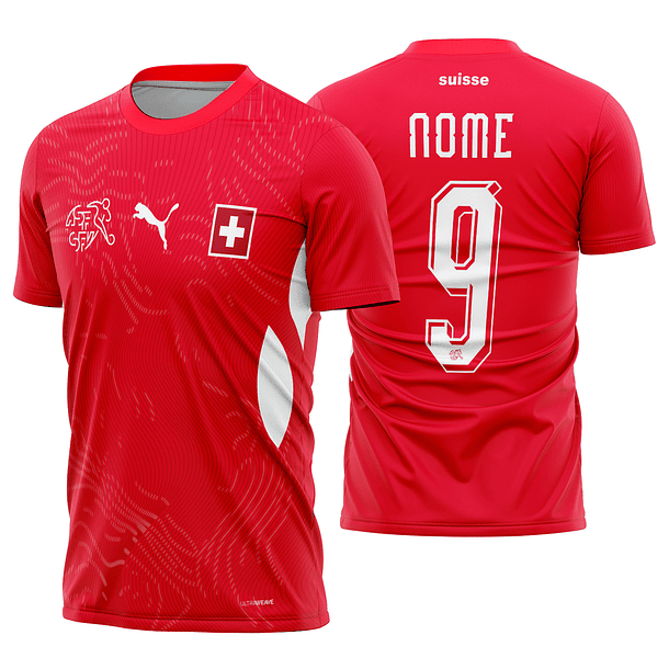 Arte Vetor Camisa Suíça local 2026