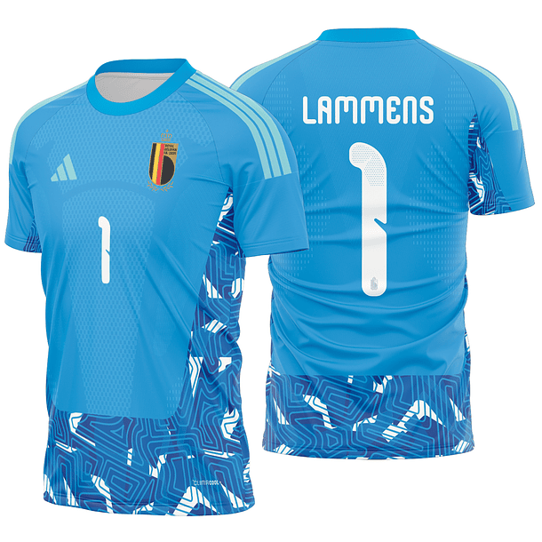 Arte Vetor Camisa Belgica Goleiro I 2026