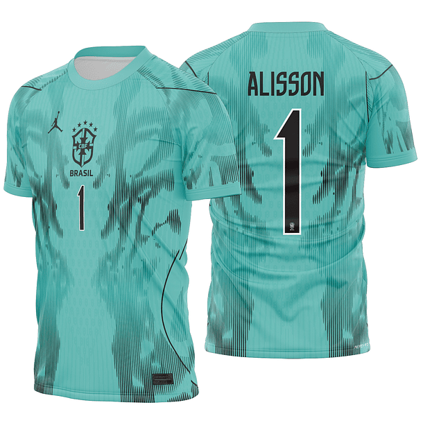 Arte Vetor Camisa Brasil Goleiro II 2026