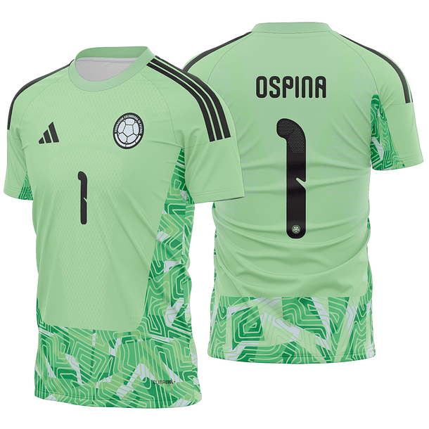 Arte Vetor Camisa Colômbia Goleiro II 2026