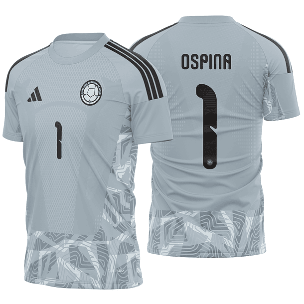 Arte Vetor Camisa Colombia Goleiro I 2026