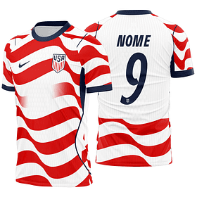 Arte Vetor Camisa Estados Unidos local 2026