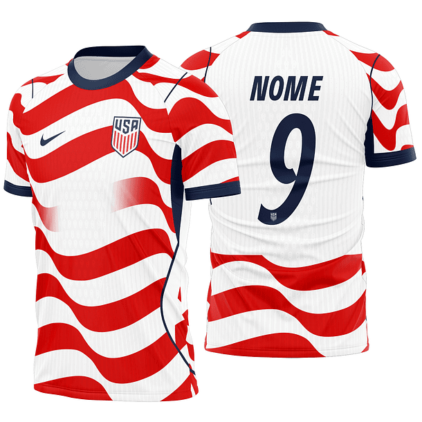 Arte Vetor Camisa Estados Unidos local 2026