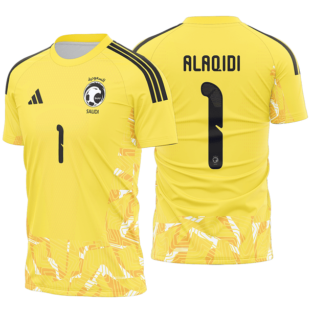 Arte Vetor Camisa Arabia Saudita Goleiro I 2026