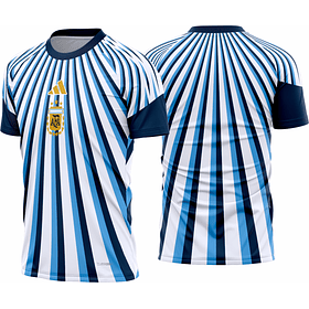 Arte Vetor Camisa Argentina Pré-Jogo I 2026