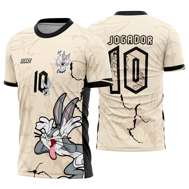 Arte Vetor Camisa Interclasse Pernalonga Mod-601