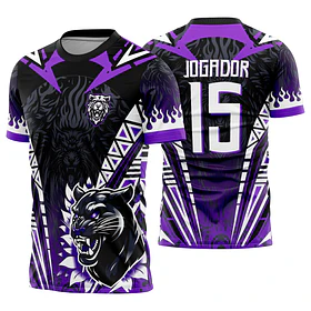 Arte vetor camisa Pantera Flores White Mod-604