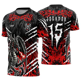 Arte Vetor Camisa Interclasse Dragao Mod-605