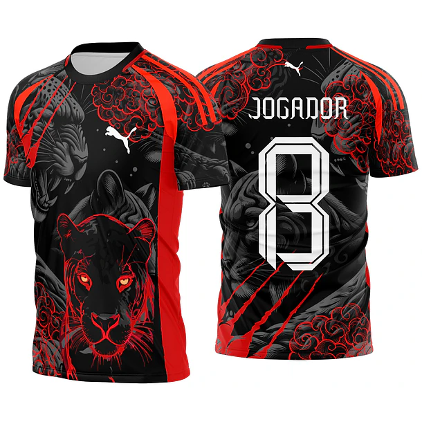 Arte vetor camisa Interclasse Pantera Mod-626