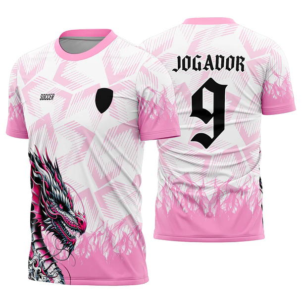 Arte Vetor Camisa Interclasse Dragão Mod-630