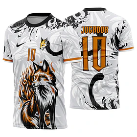 Arte vetor camisa Interclasse Raposa Mod-636