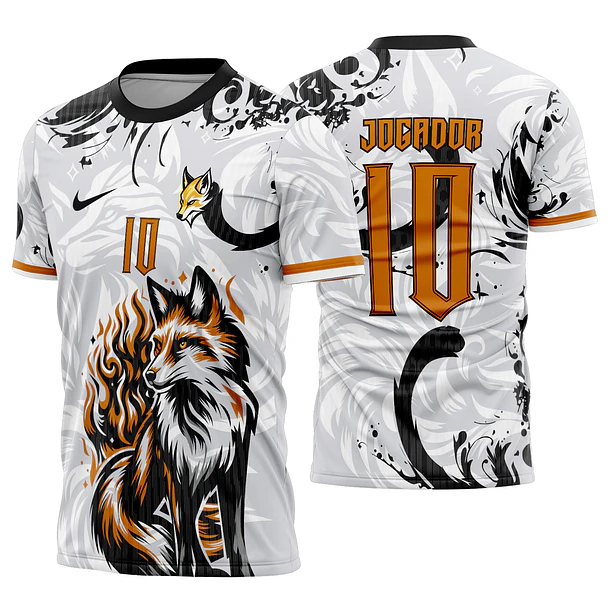 Arte vetor camisa Interclasse Raposa Mod-636