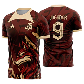 Arte vetor camisa Interclasse Raposa Mod-617