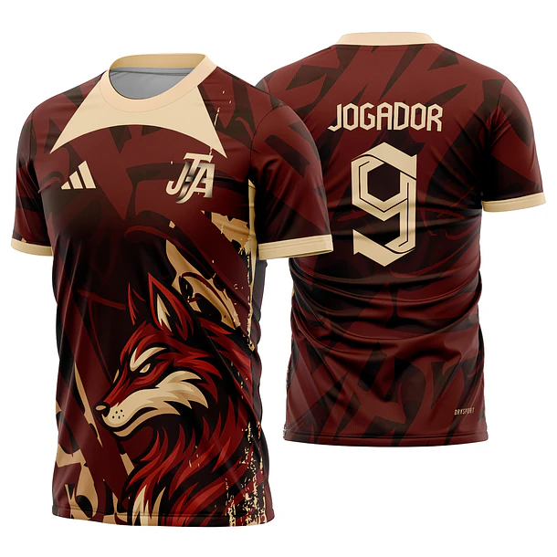 Arte vetor camisa Interclasse Raposa Mod-617