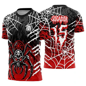 Arte Vetor Camisa Interclasse Aranha venenosa Mod-624
