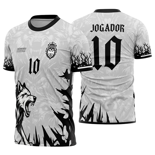 Arte vetor camisa Interclasse Lobo Mod-634