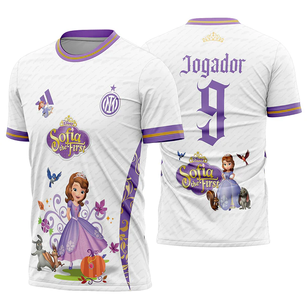 Arte vetor camisa Interclasse Sofia the First 2025 Mod-635