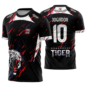 Arte vetor camisa Interclasse Tigre branco Mod-638