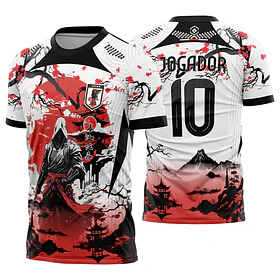 Arte vetor camisa Interclasse Samurai Mod-641
