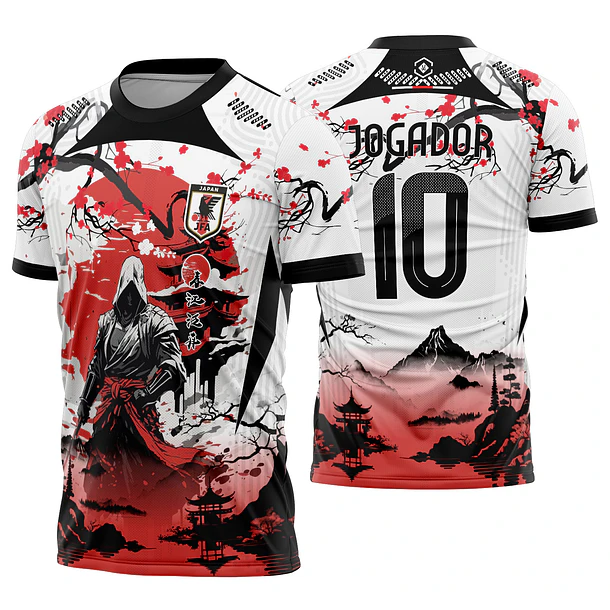 Arte vetor camisa Interclasse Samurai Mod-641