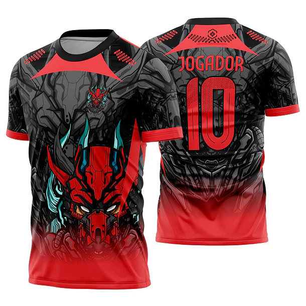 Arte vetor camisa Interclasse Mecha Skull Mod-643