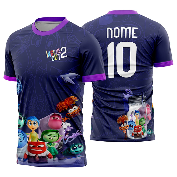 Arte vetor camisa Interclasse insideout Mod-644