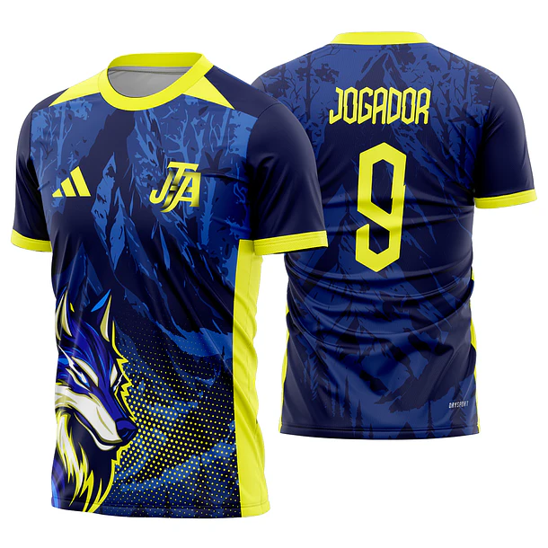 Arte Vetor Camisa Interclasse Lobo Mod-648