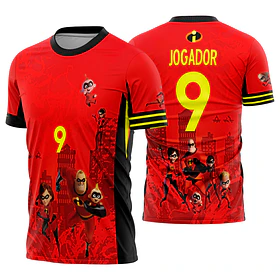 Arte vetor camisa Interclasse os incríveis Mod-650