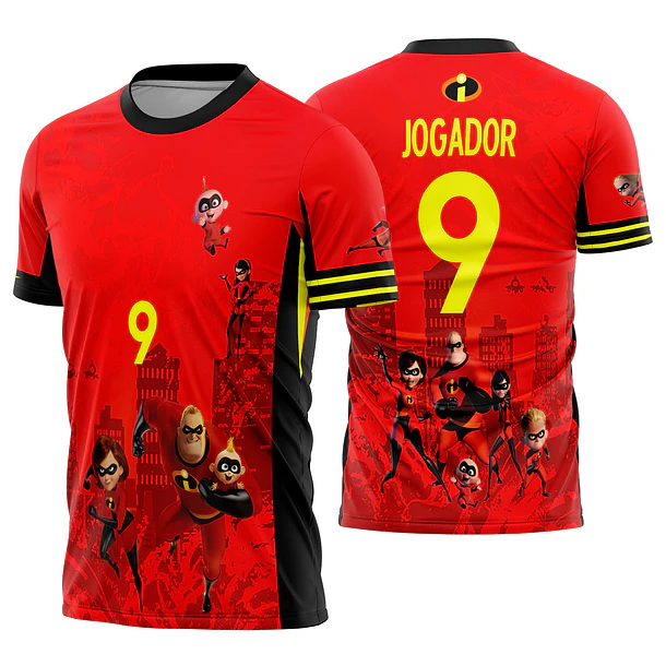 Arte vetor camisa Interclasse os incríveis Mod-650