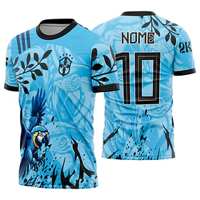 Arte Vetor Camisa Interclasse arara azul Mod-652