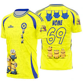Arte Vetor Camisa Interclasse Minions Mod-662