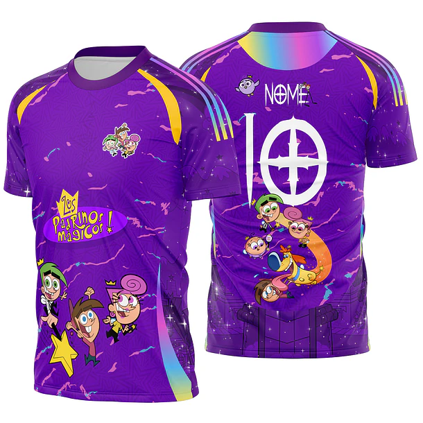 Arte Vetor Camisa Interclasse Padrinhos magicos Mod-664