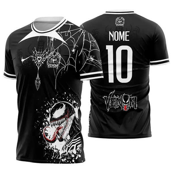 Arte Vetor Camisa Interclasse Venom Mod-666