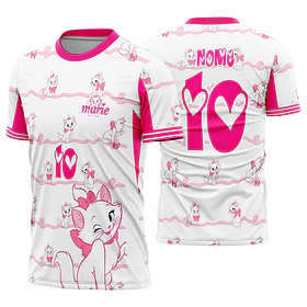 Arte Vetor Camisa Interclasse gata marie Mod-680