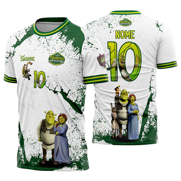 Arte vetor camisa Interclasse Shrek Mod-687
