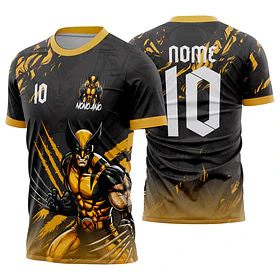 Arte vetor camisa Interclasse Wolverine Mod-688