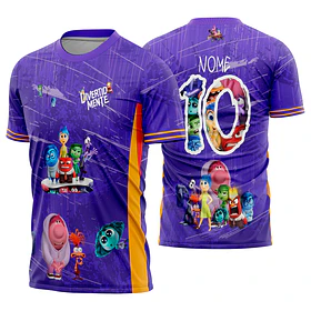 Arte Vetor Camisa Interclasse Divertida Mente Mod-695