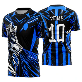 Arte Vetor Camisa Interclasse Lobo Mod-698