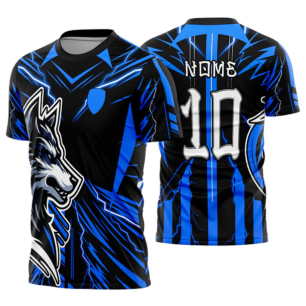 Arte Vetor Camisa Interclasse Lobo Mod-698