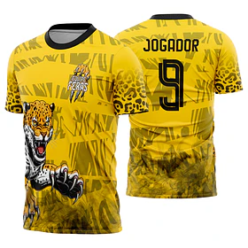 Arte Vetor Camisa Interclasse Onça Pintada  Mod-700