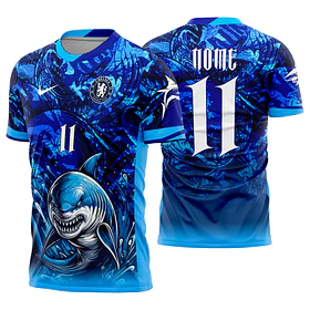 Arte vetor camisa Interclasse Tubarão Mod-710